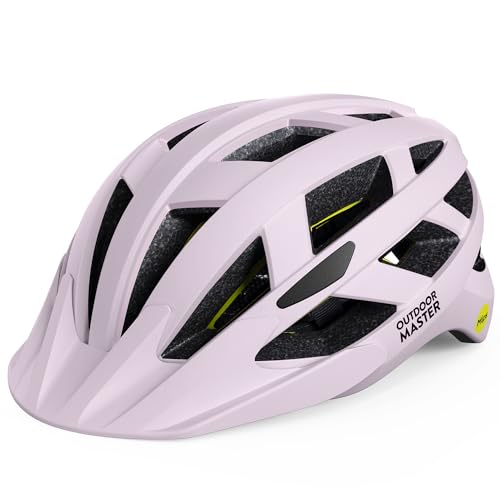 OutdoorMaster Misty Sakura MIPS Cycling Helmet for Youth & Adults - Removable Liners & Ventilation