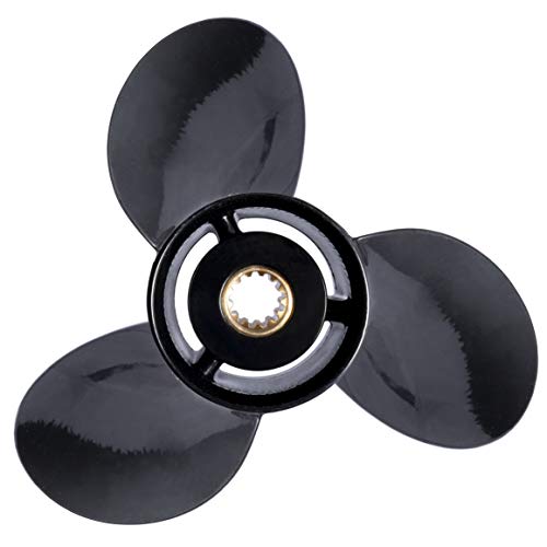 Young Marine OEM Aluminum Outboard Propeller for Mercury 30-70HP, 10 1/2" Diameter, 13" Pitch, 13 Spline - D:10 1/2" P:13"