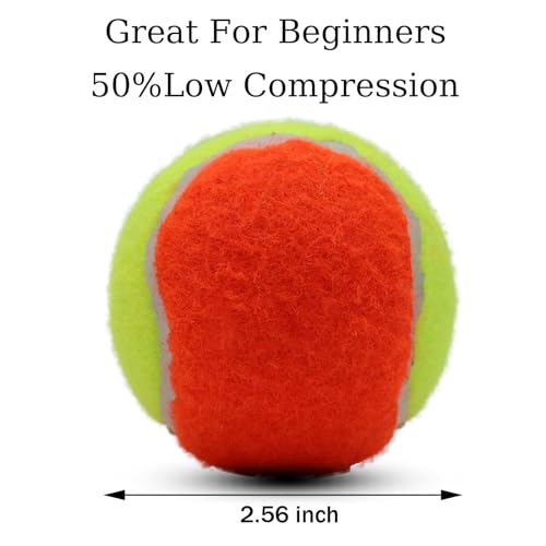 Magicorange Low Compression Tennis Balls - 12 Pack, Orange
