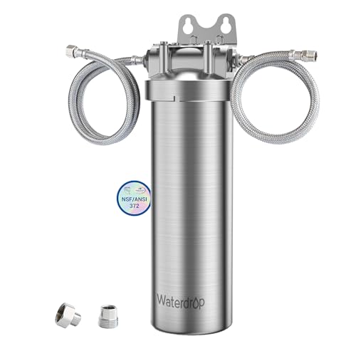 Waterdrop AS08 Stainless Steel Under Sink Water Filter System - Reduces Lead
