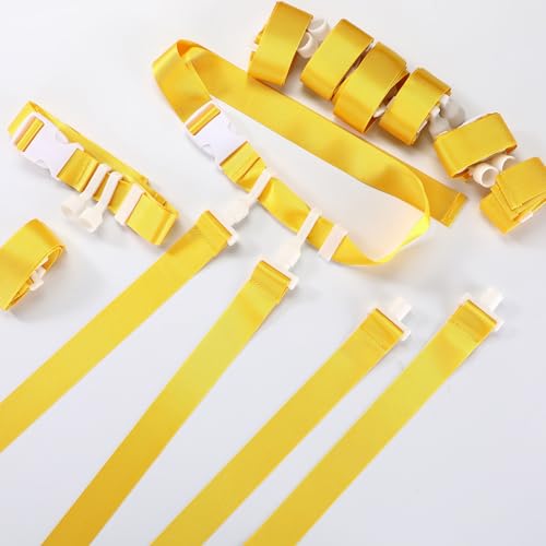 Peryiter Player Flag Football Belt Yellow 24 - Adjustable Flag Football Gear