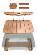 Wooden Table & Hanger Accessories for Stanley 10qt Lunch Box - Camping Gear