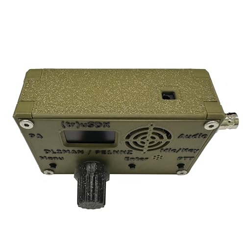 Malahit 5-Band QRP Transceiver with Army Green Case - Amateur Radio Equipment