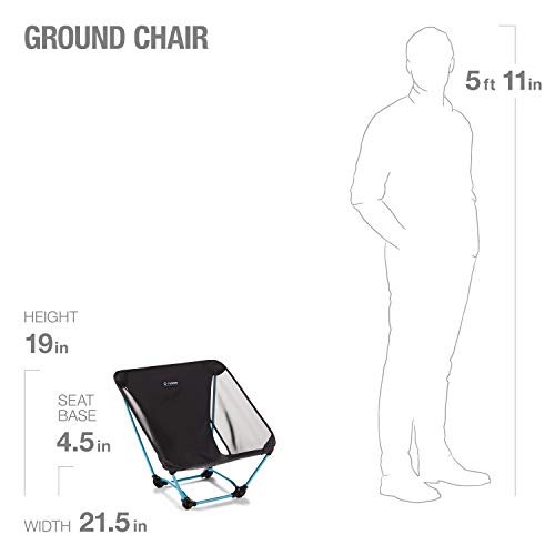 Helinox Ground Chair Ultralight Portable Outdoor Camping Chair Black