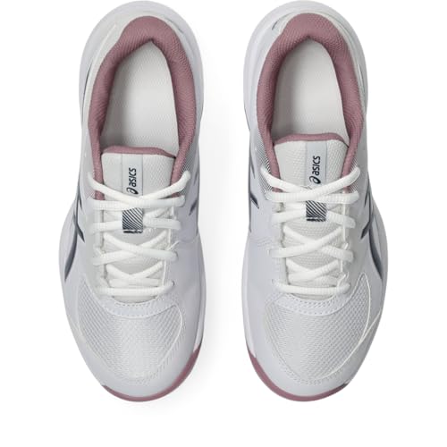 Kids Tennis Shoes - ASICS Gel-Game Grade School White Blue 4.5 Big Kid