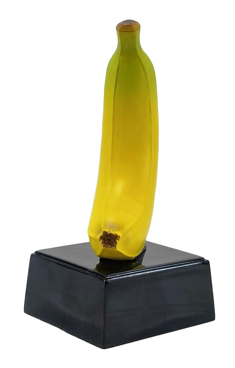 Decade Awards Banana Trophy – Celebrate the Top Banana Award – Great Engraved Recognition for Everyone - Custom Engraved Plate on Request (7 Inch)