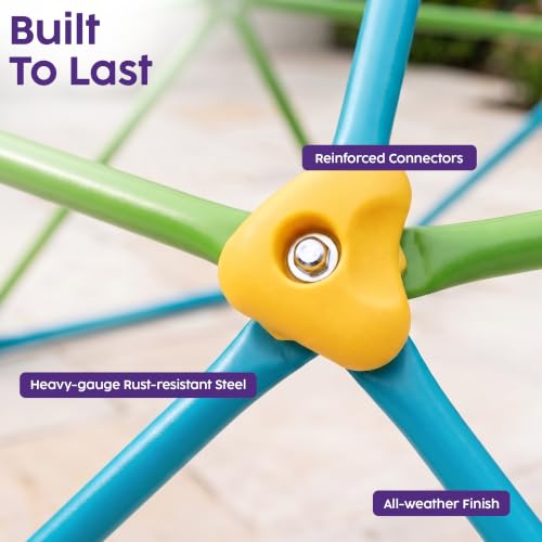 Hurtle 6ft Climbing Dome for Kids Outdoor Jungle Gym & Monkey Bars