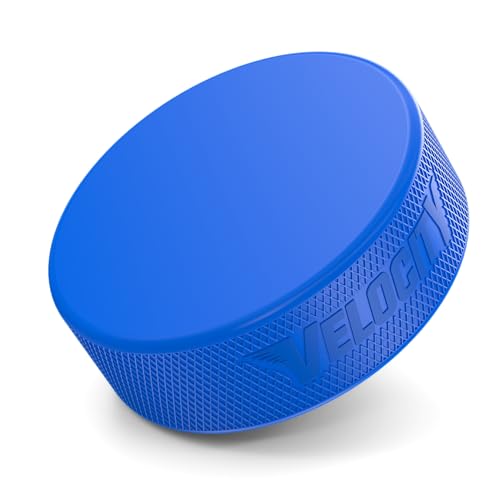 Blue 50 Pack Junior Lightweight Hockey Pucks for Youth Training