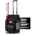 PowerNet Wheeled Baseball Softball Bucket Caddy Cover with Multiple Pockets - All Terrain Organizer for 6-Gallon Buckets