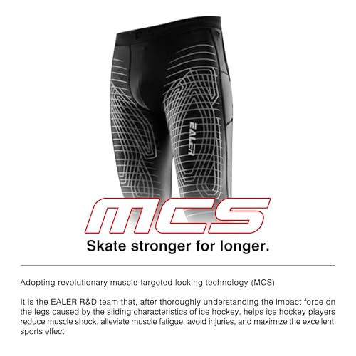 Men's Cut-Resistant Compression Hockey Pants with Bio-Flex Cup - Medium