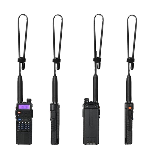 Baofeng UV-5R Ham Radio Handheld Two-Way Radio 8W with 18.5'' Tactical Antenna & USB-C Battery