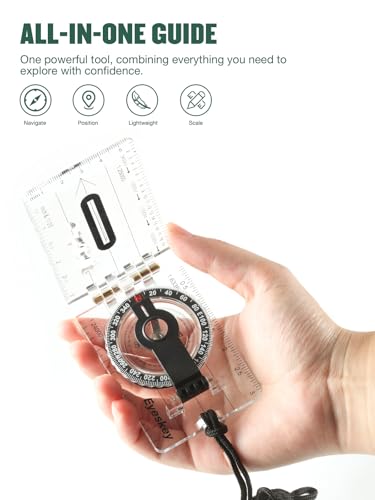 Eyeskey EK40-2B Advanced Orienteering Compass for Hiking & Navigation