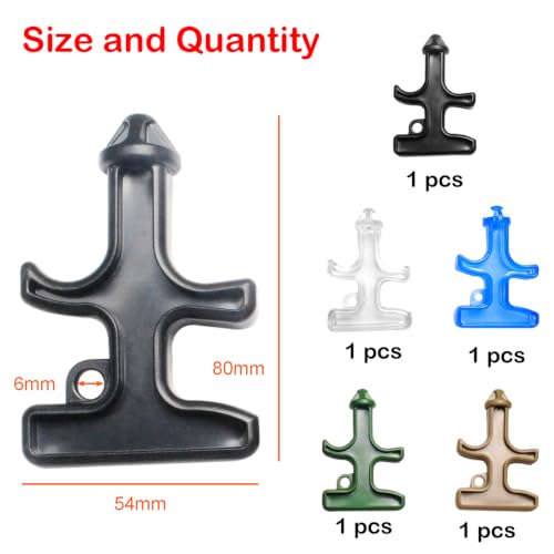 Survival Tactical Keychain Tool Set - Assorted 5 Pack for Outdoor Camping