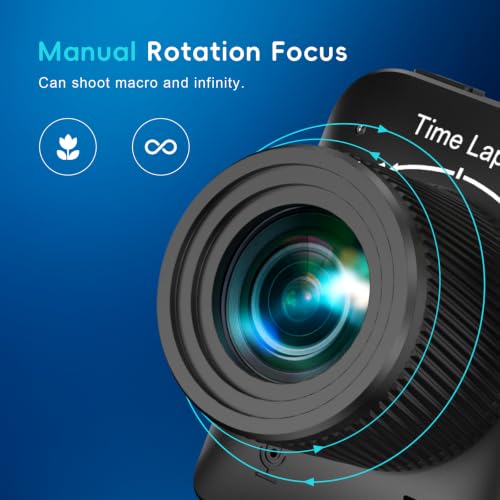 Hojocojo 4K Outdoor Time Lapse Camera with Waterproof Housing & 3 Mounts for Construction & Garden Monitoring