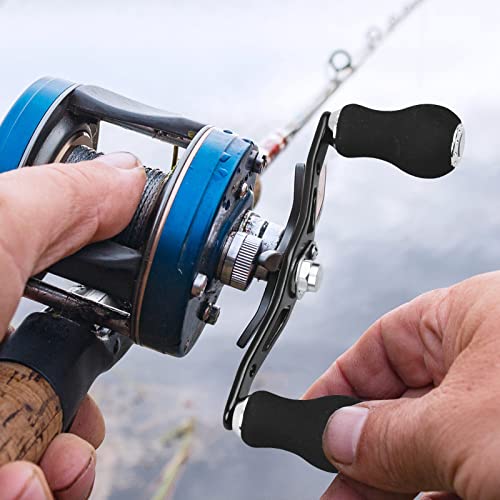 Fishing Reel Handle Replacement 4.3 inch Rocker with EVA Grip for Abu Daiwa