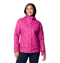 Women's Waterproof Fuchsia Rain Jacket - Arcadia II, Medium