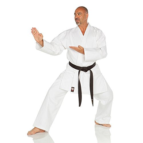 Ronin Medium Weight Karate Gi - White 6 / White Belt Included
