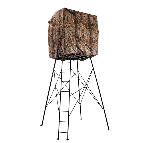 Muddy 7' Tall Quad Pod Hunting Blind Cover with 4 Zippered Windows - 1 Pack