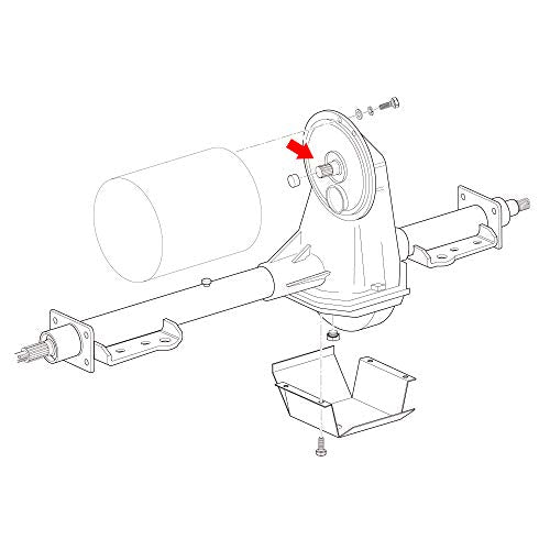 10L0L Golf Cart Input Shaft Kit for EZGO TXT & Medalist 1994+, 21 Tooth Gear