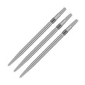 Swiss Point Dart Tips Set - 3 Pack for Target Darts, 40mm Silver
