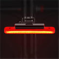 Bike Tail Light, WASAGA Bicycle Rear Light Sport LED USB Rechargeable Red High Intensity Waterproof 4 Light Modes Backpack Strobe Bike Back Light
