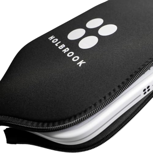 Pickleball Paddle Cover with Rip-Resistant Zipper - Black & White