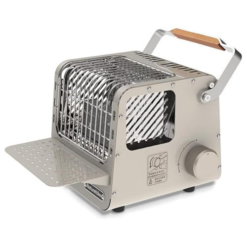 Windhike Khaki 3-in-1 Portable Camping Heater & Stove 1100W for Tents