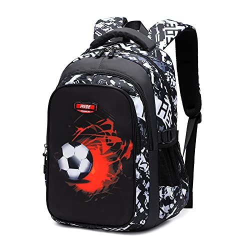Kids School Backpack with Camo Design, Waterproof, Grey, Medium