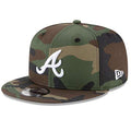 Adjustable Snapback Cap - Mens Atlanta Braves Camouflage 950 WDC 9Fifty Hat