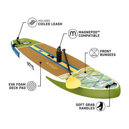 11'4'' Inflatable Stand Up Paddle Board Kit - Lightweight, Stable for Beginners with Accessories