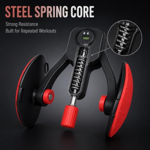 Red Black Thigh Trainer for Pelvic Floor Exercises - Kegel & Resistance Device