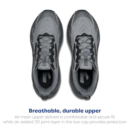 Brooks Men's Ghost Trail Running Shoe 10.5 Wide Gray/Gray/Blackened Pearl