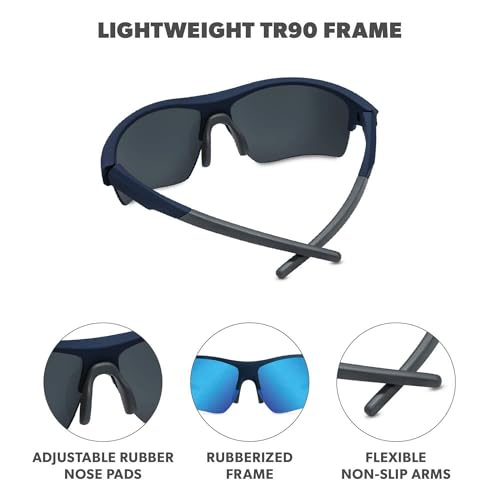 Knockaround Odyssey Light Moonshine Sports Sunglasses UV400 for Golf Running Cycling
