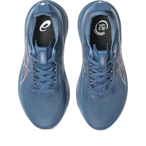 ASICS Women's Gel-Kayano 33 Running Shoes - Grand Shark/Taro Purple, Size 9