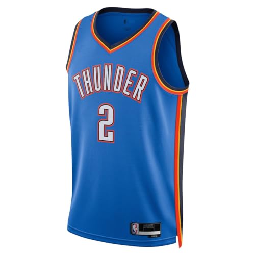 Youth Oklahoma City Thunder Shai Gilgeous-Alexander Swingman Jersey Blue 10-12
