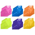 Youth Nylon Mesh Practice Pinnies for Sports - Green, Dark Blue, Orange, Pink, Yellow, S / Youth / 72