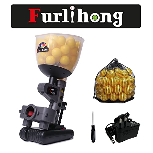 Baseball Pitching Machine with 60 Balls - Adjustable Indoor/Outdoor Training