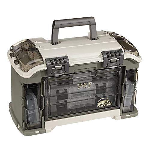 Plano Elite Series Angled Tackle Storage Case with Utility Boxes Waterproof Fishing Organizer