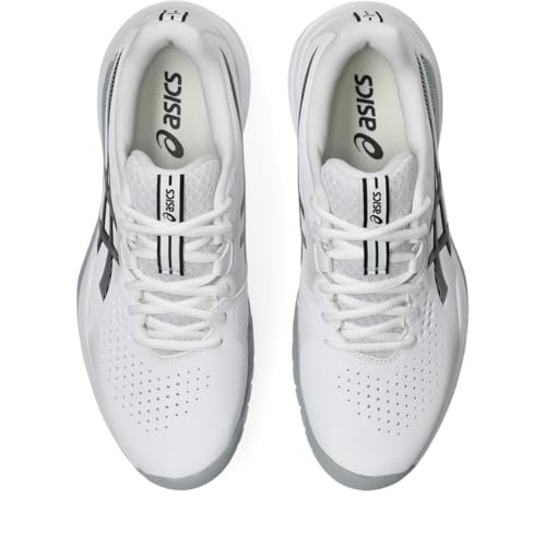 ASICS Men's Gel-Challenger 15 Tennis Shoes - White/Gunmetal 9.5