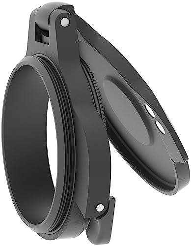 Leupold Alumina Flip-Back Lens Cover Matte Finish - Standard EP, Black