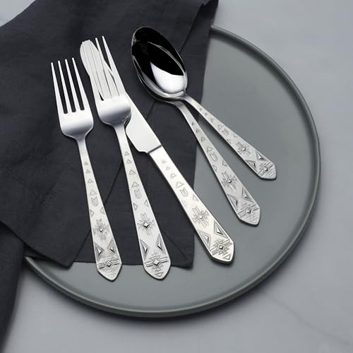 Towle Pueblo 20-Piece Flatware Set - Service for 4, Southwest Design