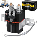 48V Club Car Solenoid with Resistor for Electric Golf Carts - 4 Terminals