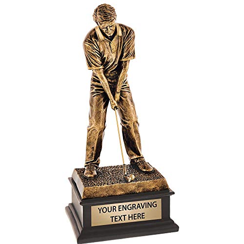 Personalized Golf Trophy 12.5 Inch Engraved Award for Tournaments & Champions