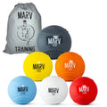 Marv PlyoMetric Soft Shell Baseballs Set - Weighted Training Balls for Velocity Development