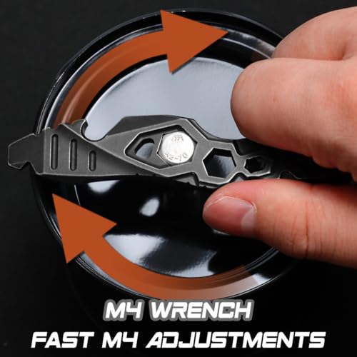 Blackwash Titanium PryMate Multitool with Glass Breaker & Bottle Opener - Versatile EDC Tool