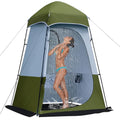 Castle Unicorn Green Camping Shower Tent 7.9 ft Extra Tall Privacy Shelter with Floor