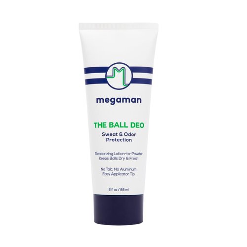 Megaman Ball Deo - Men's Ball Deodorant | Sweat, Chafe, Odor & Irritation Protection | 3 Fl Oz