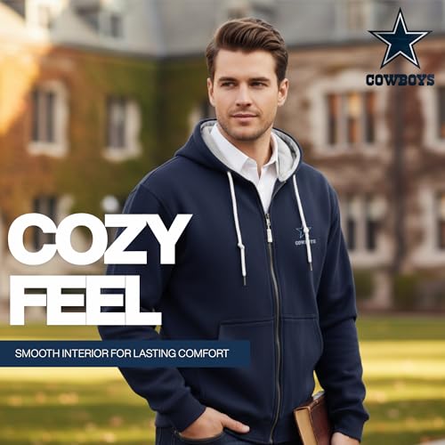 Dunbrooke NFL Dallas Cowboys Full Zip Thermal Hoodie XXL Men’s