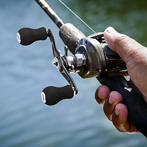 Fishing Reel Handle Replacement 4.3 inch Rocker with EVA Grip for Abu Daiwa