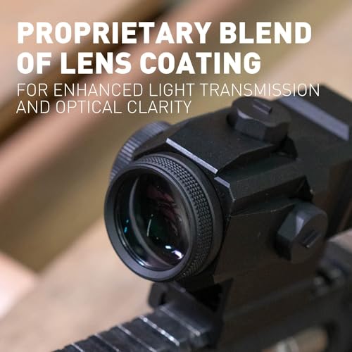 Monstrum Cyborg 4X Prism Scope with BDC Reticle for Rifles